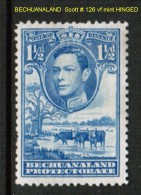 BECHUANALAND PROTECTORATE    Scott  # 126* VF MINT HINGED - 1885-1964 Bechuanaland Protectorate