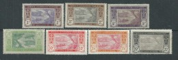 Cote D´Ivoire N° 41 / 47 X  Lagune Ebrié : Les 7 Valeurs Trace De  Charnière Sinon TB - Unused Stamps