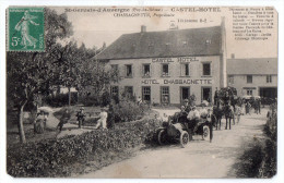 Saint-Gervais-d'Auvergne, Castel-Hôtel, Chassagnette, Propriétaire, 1911, éd. A. Michel, Angles Coupés, Automobile - Saint Gervais D'Auvergne