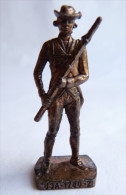 FIGURINE KINDER  METAL SOLDAT AMERICAIN USA 1780 CAPORAL 6 80's Cuivre - KRIEGER USA KAPORAL - Figurines En Métal