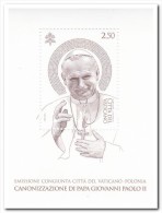 Vaticaan 2014, Postfris MNH, CANONIZATION J.P. II - Neufs