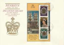 Penrhyn 1978 Coronation MS FDC - Penrhyn