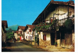 Vieilles Maisons Et Fermes Basques, Au Fond La Rhune - Yvon 3328 - Circulé - Sare