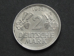 2 Mark 1951 D - Germany - Federal Republic - ALLEMAGNE **** EN ACHAT IMMEDIAT **** - 2 Marchi