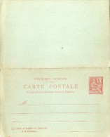 TB 189 - Entier Postal Type Mouchon - Carte Postale Réponse Neuve - Standaardpostkaarten En TSC (Voor 1995)