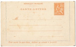 TB 190 - Entier Postal Type Mouchon - Carte Lettre  Neuve - Kartenbriefe