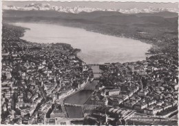 SUISSE,SCHWEIZ,SVIZZERA,S WITZERLAND,HELVETIA,SWISS ,ZURICH VUE DU CIEL,pris D´un Avion,cité Alémanique,panoramique - Zürich