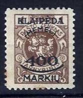 Memel . No 228 X. - Unused Stamps