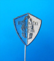 OK RIJEKA - Croatia Ex Yugoslavia Club Old Rare Pin Badge * Volley-ball Voleibol Pallavolo Palla A Volo - Voleibol