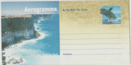AUSTRALIA - 1999 - Aerogramme - Intero Postale - Nullarbor National Park - Southern Right Whales (Eubalaena Australis... - Aérogrammes