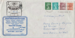 GB - Regno Unito - GREAT BRITAIN - 1984 - Polarkreis - Island/Spitzbergen/Norwegen - TS Maxim Gorki - Viaggiata Da Ki... - Lettres & Documents