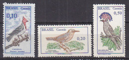 D1247 - BRAZIL Yv N°859A/61 (*) OISEAUX BIRDS - Unused Stamps