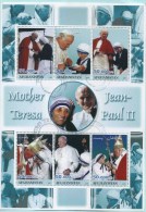 2001 Madre Teresa Di Calcutta , Foglietto Usato Afghanistan - Madre Teresa