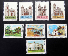 2 Postfrische Serien, Kirchen Und  Gemälde 1977, Mi.Nr. 1592/95 Und 1637/40. - Neufs