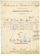 ETABLISSEMENT Des ENCRES à L'AIGLE à MARCQ - EN BAROEUL (NORD) 1913 - Printing & Stationeries