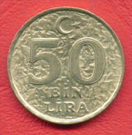 F4368 / - 50 000 Lira - 50 BIN Lira - 1998 - Turkey Turkije Turquie Turkei - Coins Munzen Monnaies Monete - Turchia