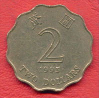 F4389 / - 2 Dollar - 1993 - Hong Kong , Hongkong - Coins Munzen Monnaies Monete - Hongkong