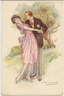 BOMPARD - Couple Amoureux Dans La Nature ,  Tendresse . - Bompard, S.