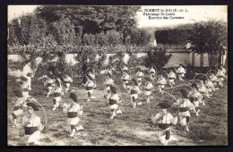 CPA ANCIENNE- FRANCE- NOGENT-LE-ROI (28)- PATRONAGE ST-LOUIS- GYMNASTIQUE- EXERCICE DES CERCEAUX- TRES BELLE ANIMATION- - Nogent Le Roi