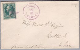 USA 1880-12-27 Palmyra Ohio Brief Nach Portland - Cartas & Documentos