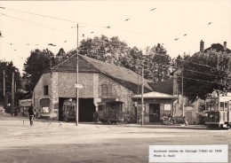 CPM 1949 CAROUGE - Ancienne Remise Des Tramways, Tram (A79) - Carouge