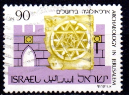 ISRAEL 1986 Jerusalem Archaeology - 90a Relief From Suleiman's Wall 16th Century AD  FU - Used Stamps (without Tabs)