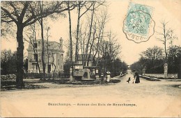 Val D´ Oise - P 539 - Beauchamps - Beauchamp - Avenue Des Bois De Beauchamps   -   Carte Bon Etat - - Beauchamp