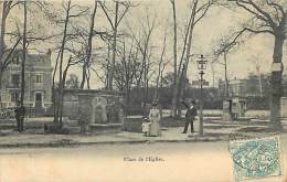 Val D´ Oise - P 538 - Beauchamp -  Place De L Eglise - Fontaine - Fontaines   -   Carte Bon Etat - - Beauchamp