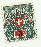 1916 - Svizzera S51 Segnatasse C3520 - Taxe