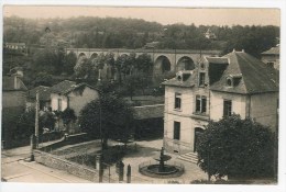 CPA 69 - SAINT PRIEST - Carte Photo - La Mairie Et Le Viaduc - Saint Priest