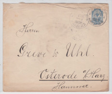 Russie - Russia - Ukraine - Entier De MYKOLAÏV - NIKOLAÏEV Pour Osterode - Postal Stationery 1896 - Covers & Documents