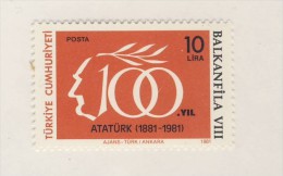 TURQUIE 1981 BALKANFILA  YVERT  N°2309 NEUF MNH** - Ungebraucht