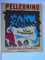 Etichetta - PELLEGRINO - ZIBIBBO. - Etichette Di Fantasia