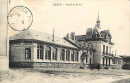 Val D´ Oise - P 486 - Cergy - Cergy Pontoise - Mairie Et Ecoles - Carte Bon Etat - - Cergy Pontoise