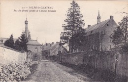 CPA 59 @ SOLRE LE CHATEAU @ Rue Du Grand Jardin Et L'ancien Couvent @ - Solre Le Chateau