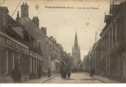 59 Hondshoote. La Rue De L'Ouest - Hondshoote