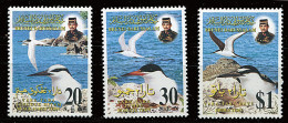 Brunei ** N° 519 à 521 - Oiseaux (IV) - Brunei (1984-...)