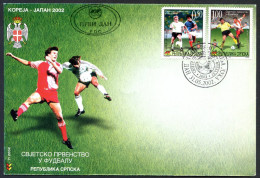 BOSNIA BOSNIE 2002 - Enveloppe FDC 1er Jour - Football Word Cup Japon Corée Soccer - 2002 – Corée Du Sud / Japon