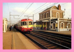 CPM COURVILLE SUR EURE  Autorail Caravelle X4431 En Gare  Le 20 / 2 / 1992 - Courville