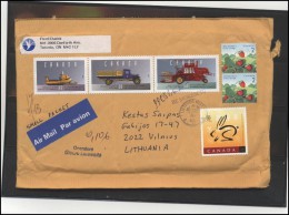 CANADA Postal History Cover Brief CA 060 Cars Transportation Year Of The Rabbit Air Mail - Cartas & Documentos