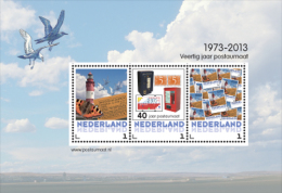 Nederland  2013  Vlinder Vuurtoren Zegel Op Zegel  Blok  Postfris/mnh/neuf - Ungebraucht