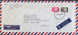 Turkey UCAK ILE Par Avion Label ANKARA 1980 Cover Lettera To University Of Kansas LAWRENCE United States Atatürk Stamps - Covers & Documents