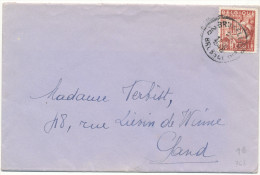 1948 Brief Met PZ 762 Van Bruxelles 2 Naar Gand  Zie Scan(s) - 1948 Export