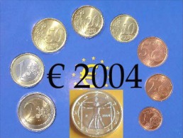 RARE !!! FOLDER ITALIA 2004 N. 8 COINS UNC/FDC !!! RARE - Italie