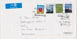 New Zealand Cover Sent Air Mail To Denmark 13-4-2011 KIWI STAMPS - Briefe U. Dokumente