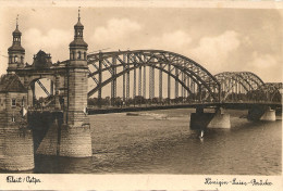 Tilsit / Ostpr. (Prusse Orientale. Aujourd'hui : Sovietsk) : Konigin Luise Brücke. - Ostpreussen