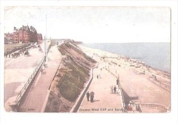 CROMER WEST CLIFF AND SANDS USED 1907 NR HOLT AYLSHAM MUNDESLEY NORFOLK - Other & Unclassified