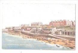 Hunstanton FROM THE PIER NORFOLK USED  ART ARTIST DRAWN POSTCARD - Other & Unclassified