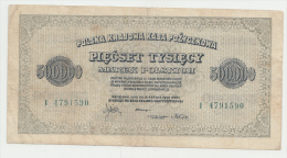 Poland 500000 Marek 1923 VF Banknote P 36 - Poland