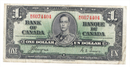 Canada 1 Dollar 1937 Coyne-Towers VF P 58e 58 E - Canada
